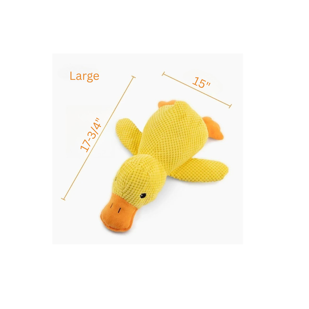 Plush Duck Dog Toy