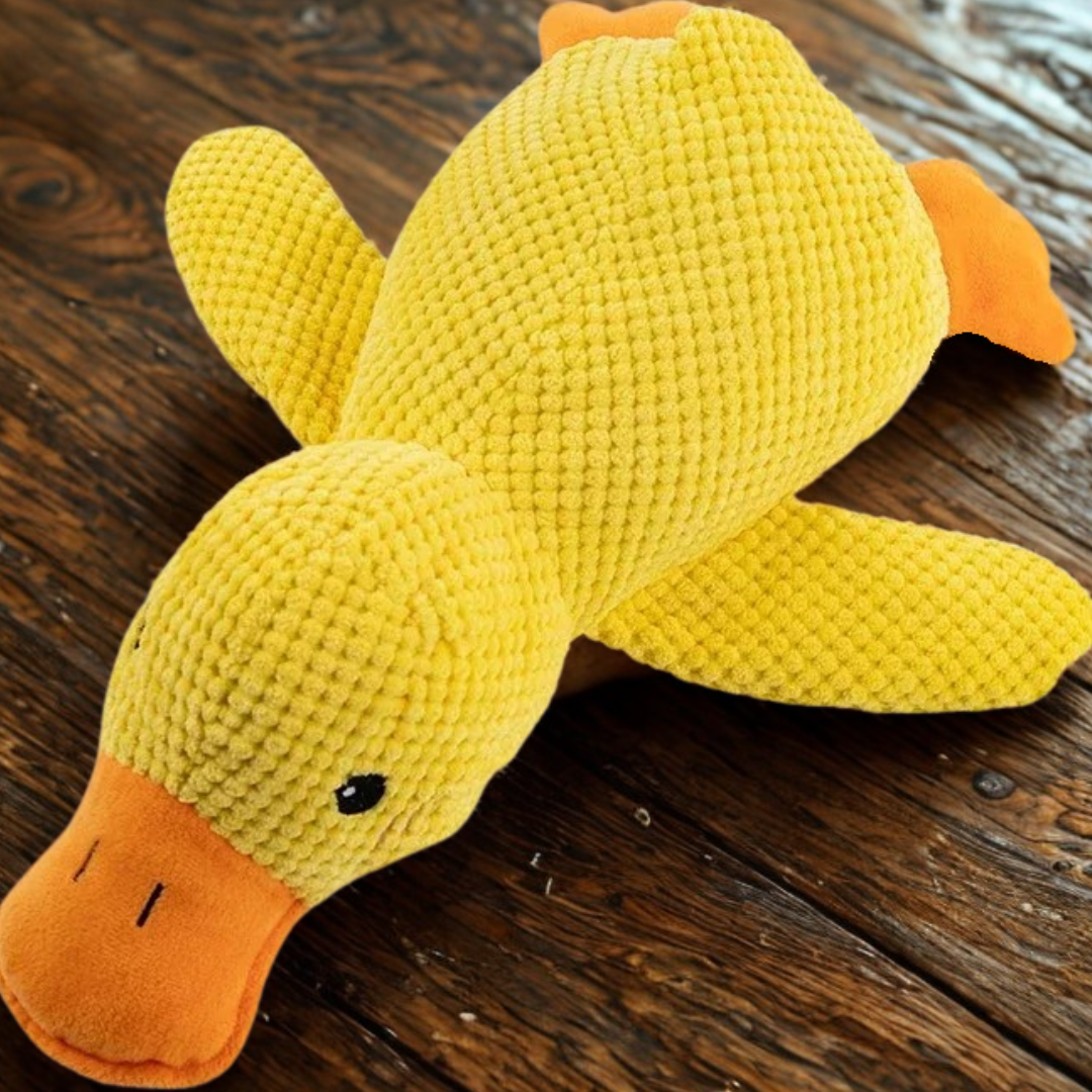 Plush Duck Dog Toy