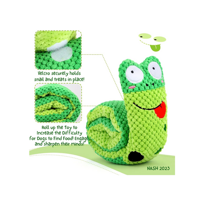 Snail Puzzle Dog Treat Toy