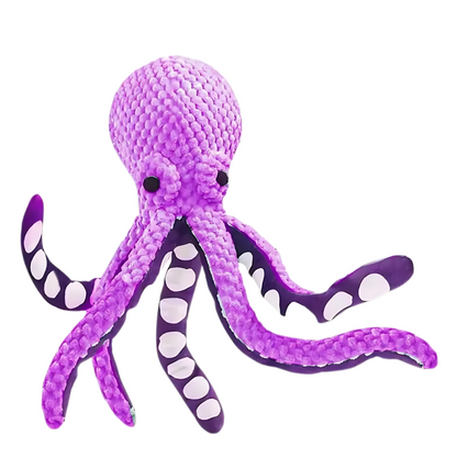 Plush Octopus Dog Toy
