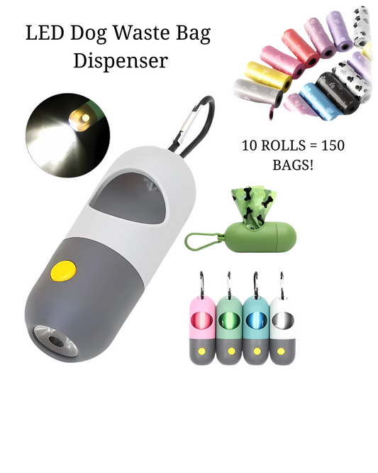 LED Dog Waste Bags Dispenser
