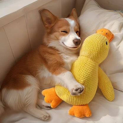 Plush Duck Dog Toy